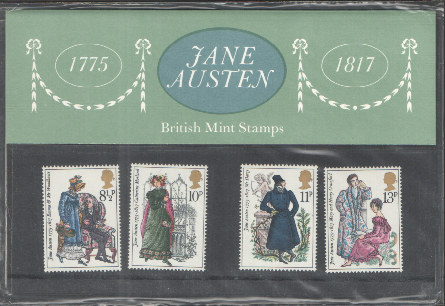 (image for) 1975 Jane Austen Royal Mail Presentation Pack 75